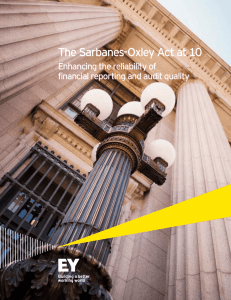 The Sarbanes-Oxley Act at 10