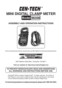 Mini Digital ClaMp Meter