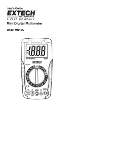 Mini Digital Multimeter