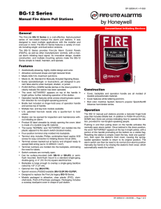 BG-12 Series - Fire-Lite Alarms by Honeywell