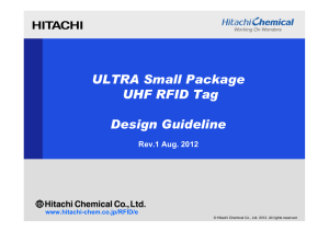 PKG TAG Design Guideline R1_1 - Hitachi Chemical Co. America, Ltd.