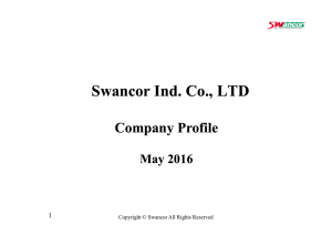 Swancor Ind. Co., LTD