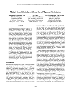 Multiple Kernel Clustering with Local Kernel Alignment