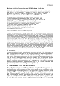 IT/P6-14 Pedestal Stability Comparison and ITER Pedestal Prediction