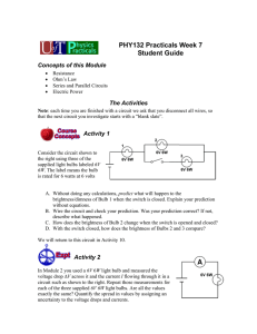 PHY132 Practicals Week 7 Student Guide