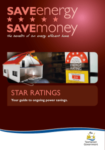 Guide to Energy Efficient Star Ratings