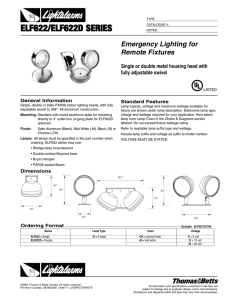 Emergency Lighting for Remote Fixtures