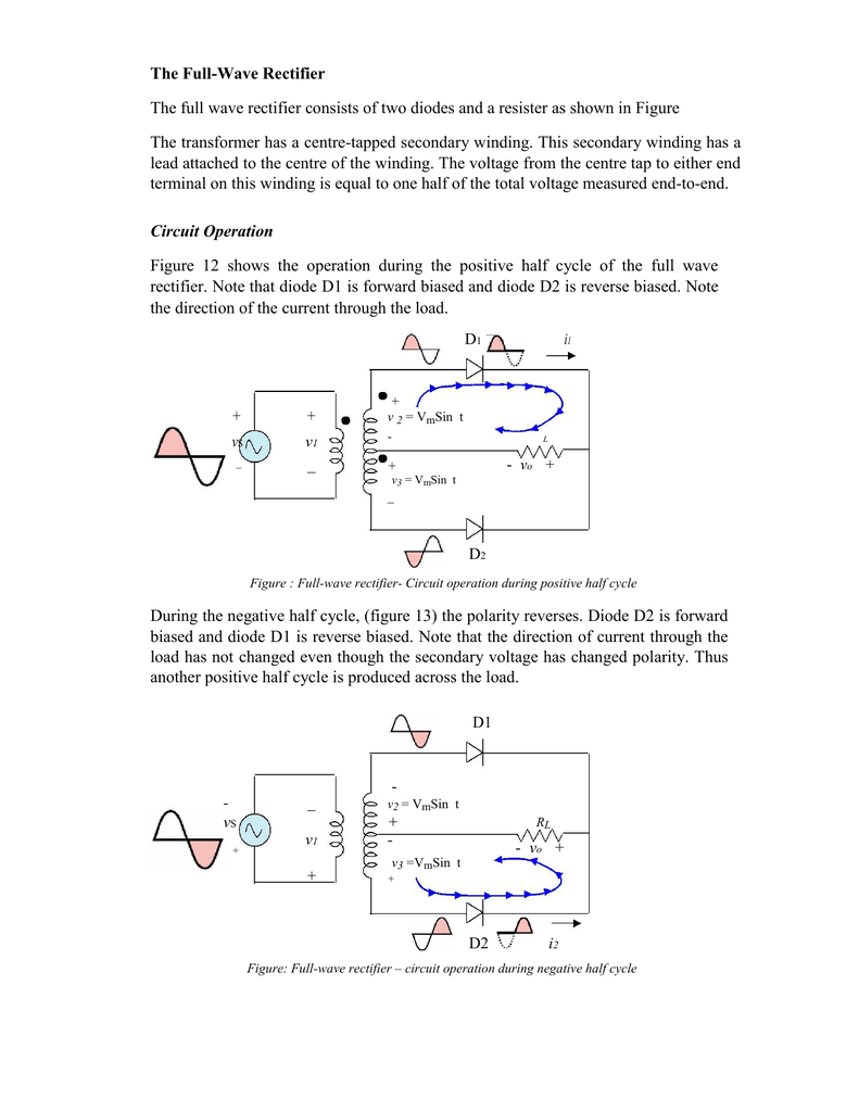 two diode rectifier