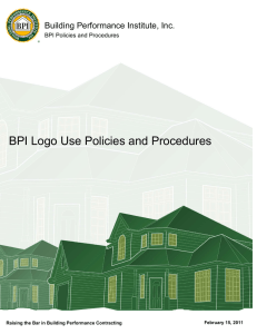 BPI Logo Use Policies and Procedures