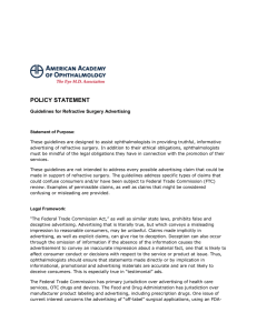 policy statement - American Academy of Ophthalmology