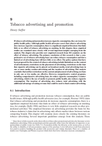 Tobacco advertising and promotion