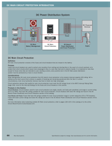 Blue Sea DC Main Circuit Protection