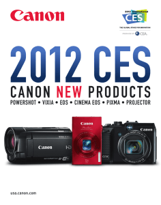 canon new products