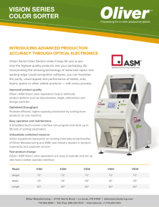 VISION SERIES COLOR SORTER