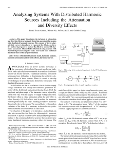 Analyzing Systems With Distributed Harmonic Sources Including the