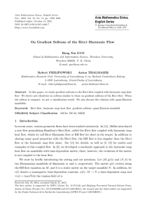 On gradient solitons of the Ricci–Harmonic flow | SpringerLink