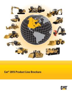 Cat 2015 Product Line Brochure, AEXQ0960