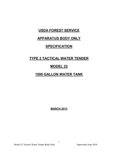Apparatus Body Only Specification