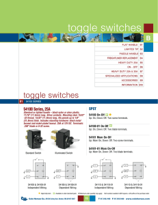 toggle switches