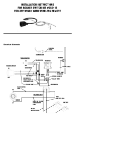atv 2500 rocker switch for wireless remote