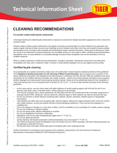 TIGER Drylac Cleaning Recommendations