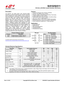 Si510/11 Data Brief