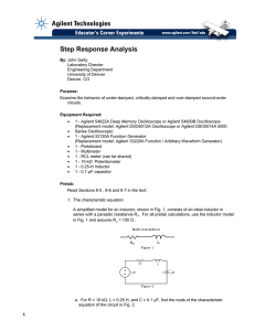 Step Response Analysis