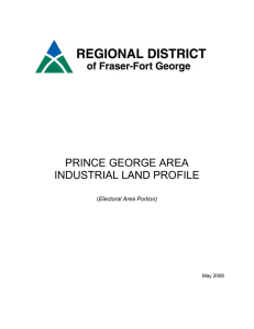 Prince George Area Industrial Lands Profile - RDFFG