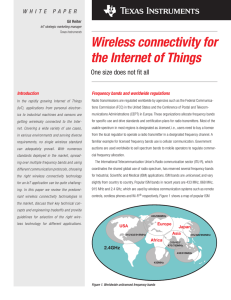 Wireless connectivity for the Internet of Things