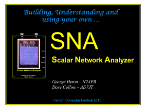 Building and Using an Inexpensive “Scalar Network Analyzer”