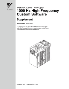 1000 Hz High Frequency Custom Software