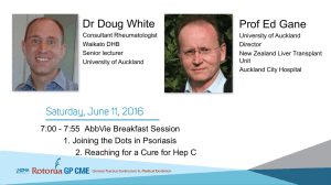 Dr Doug White Prof Ed Gane