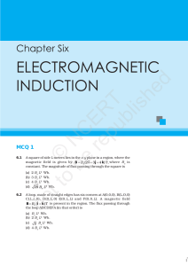 Unit 6(Electromagnetic Induction)