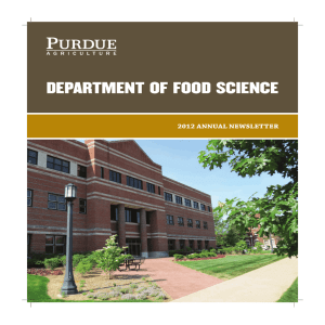 foodsci-2012-newsletter - Purdue Agriculture