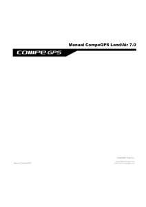 Manual CompeGPS Land/Air 7.0