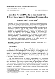 Induction Motor IFOC Based Speed-controlled Drive with Asymptotic