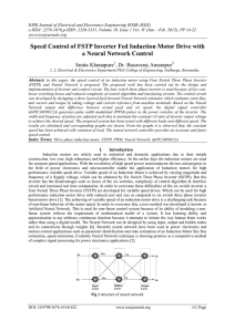 Speed Control of FSTP Inverter Fed Induction Motor Drive with a