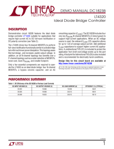 DC1823B - LT4320: Ideal Diode Bridge Controller