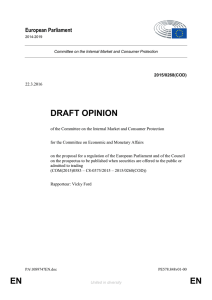 en en draft opinion - European Parliament