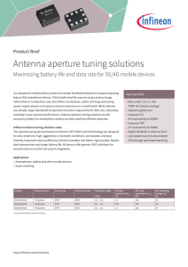 Antenna aperture tuning solutions