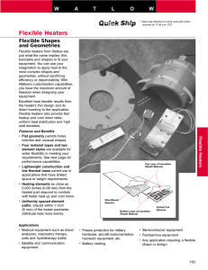 Flexible Heaters - Watlow