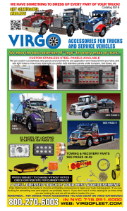 accessories for trucks and service vehicles