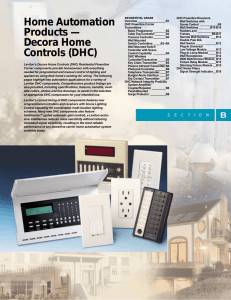 Home Automation Products — Decora Home Controls (DHC)