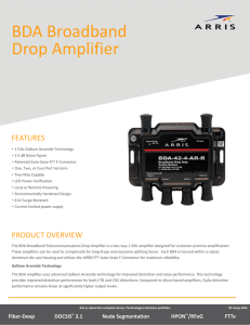 BDA Broadband Drop Amplifier