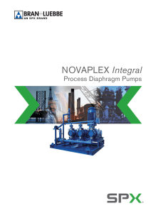 Process Diaphragm Pumps - Novaplex Integral Brochure