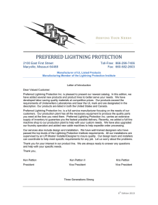 full catalog - Preferred Lightning Protection, Inc.