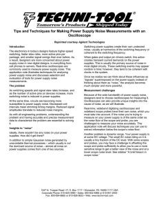 Tips and Techniques for Making Power Supply Noise - Techni-Tool