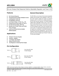 APL1084 - Anpec Electronics