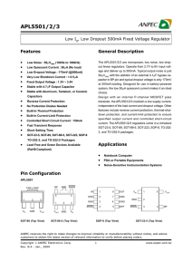 APL5501/2/3 - Anpec Electronics