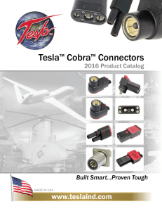 Tesla Cobra Connector Catalog